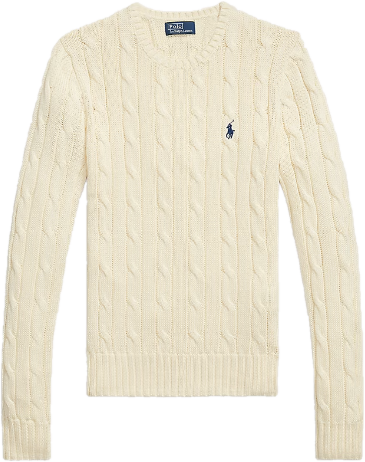 Cream Cable Knit Sweater